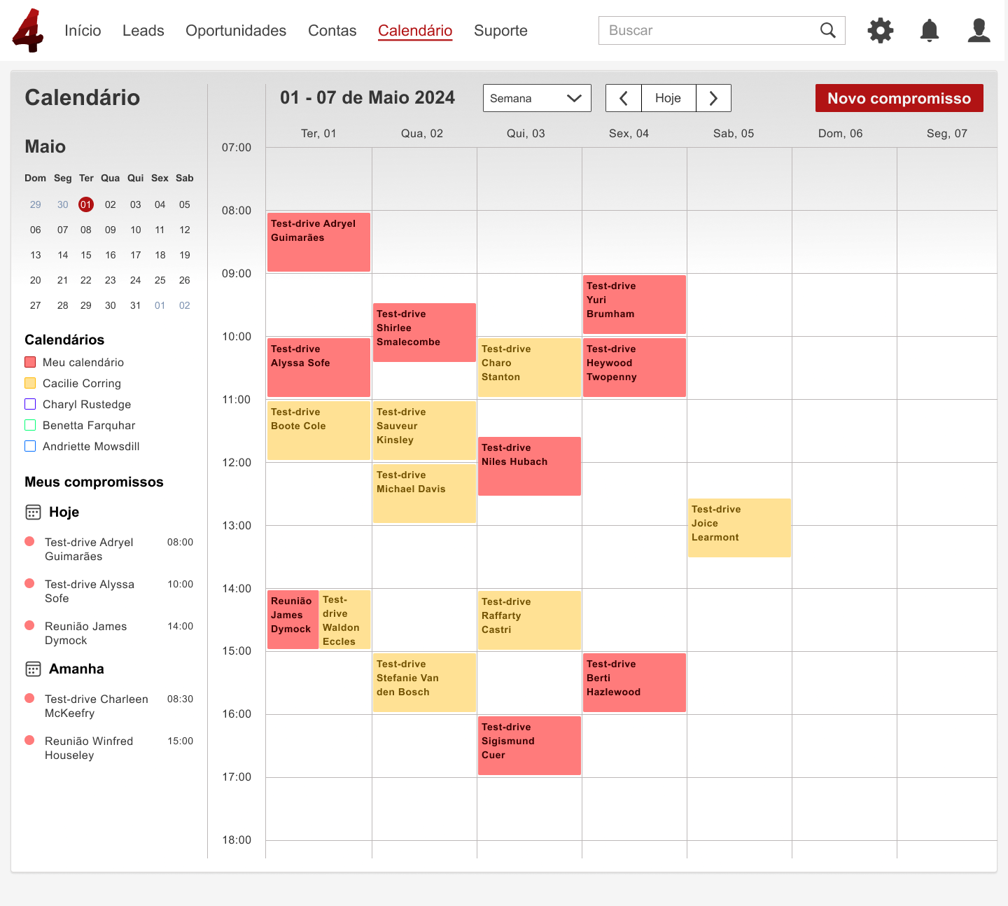 Alta fidelidade — Dois calendários