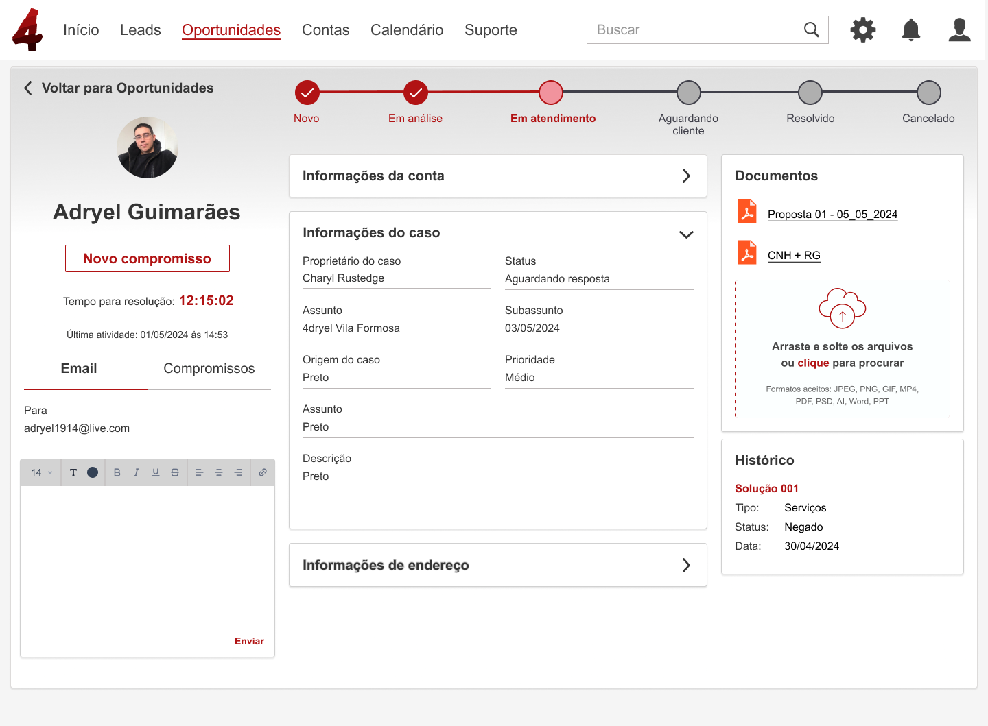 Alta fidelidade — Detalhes de suporte